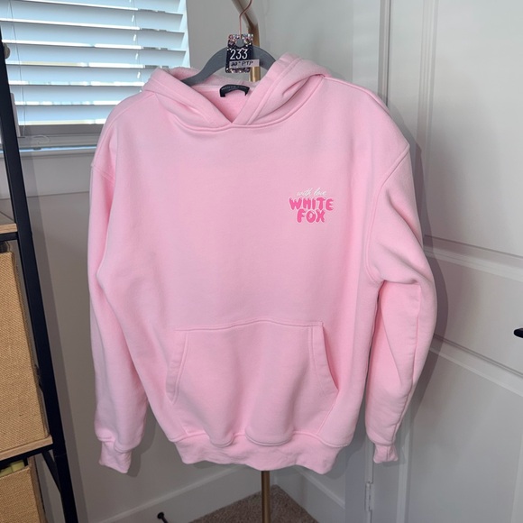 White Fox Boutique Tops - SOLD 233. White Fox With Love Always Oversized Hoodie Baby Pink